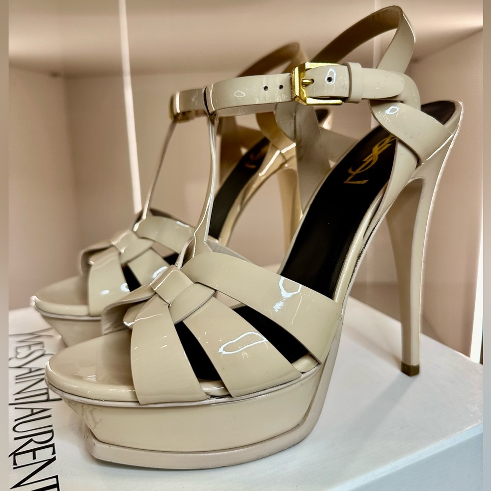 Saint Laurent YSL tribute heel
